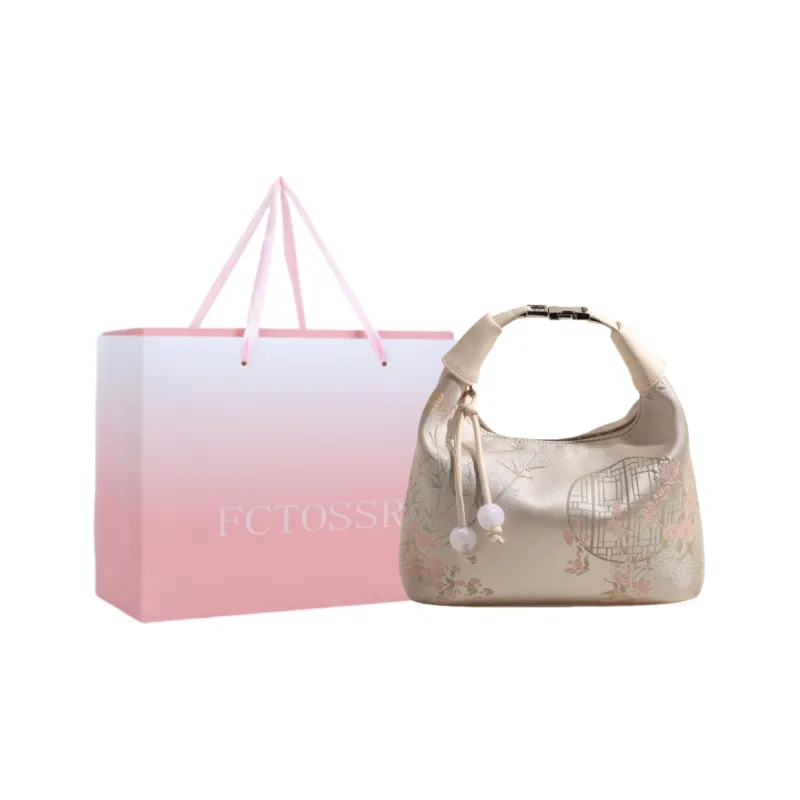 FCTOSSR Fabric Crescent Bag, Crossbody Handbag Women's White/Pink/Blue/Black-0