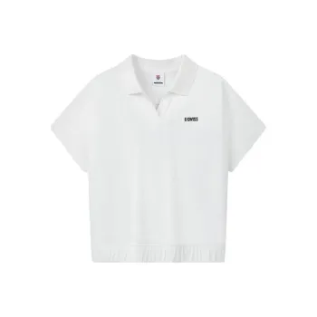 KSWISS Polo Shirt Women's Euryale White