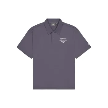New Balance Polo Shirt Men's Gray