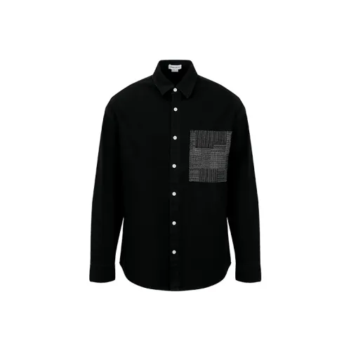URBAN REVIVO Shirts Men Jet Black