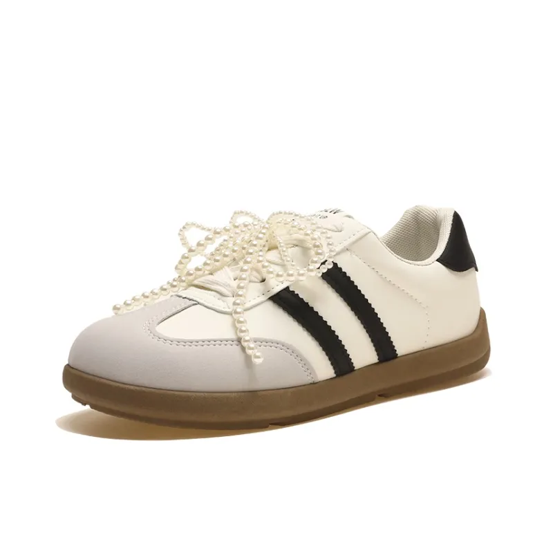 Lycakington Anti Slip Wear Resistant Low Top Skateboard Shoes Women's-7