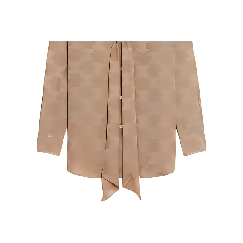 CELINE Shirts Women's Brown-3