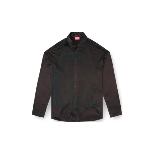 DIESEL S Drederic Logo Embroidered Shirt