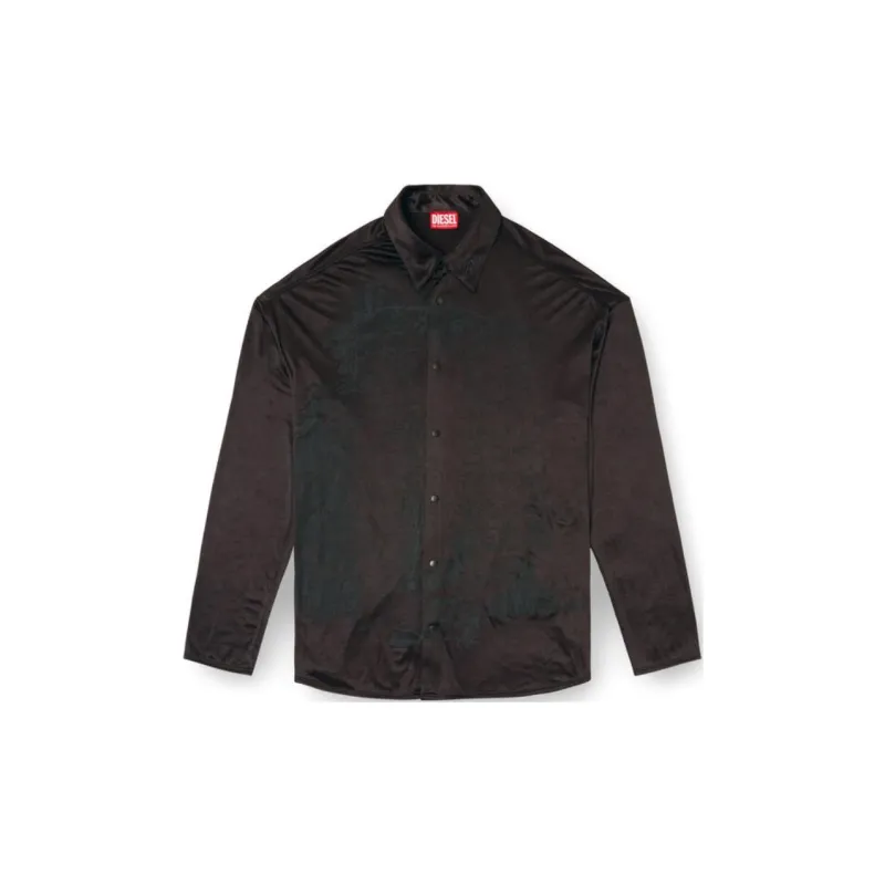 DIESEL S Drederic Logo Embroidered Shirt-0