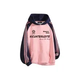 Pink & Navy Blue Sleeves