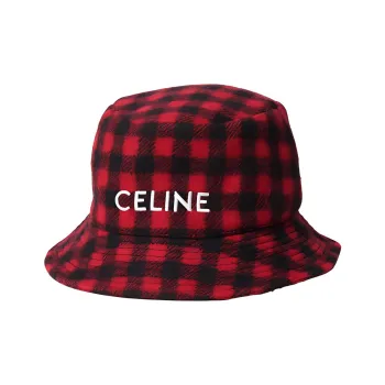 CELINE Bucket Hats Women's Red