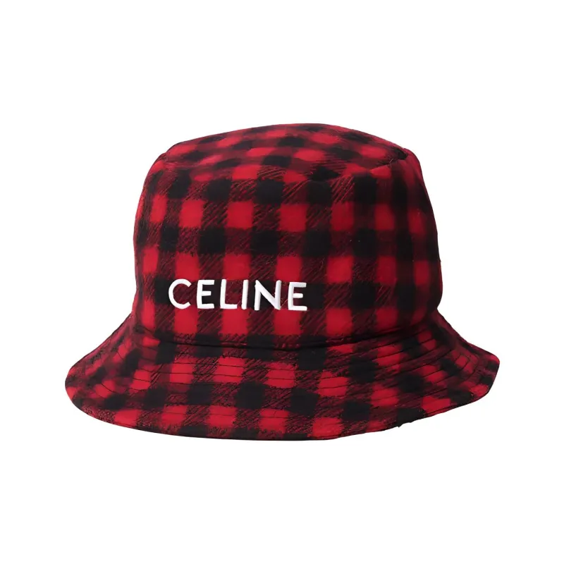 CELINE Bucket Hats Women's Red-0