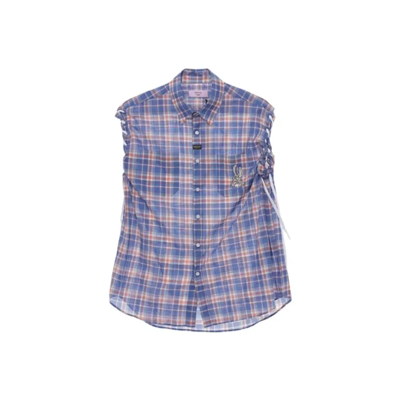 Martine Rose Laced Sleeve Overshirt-0