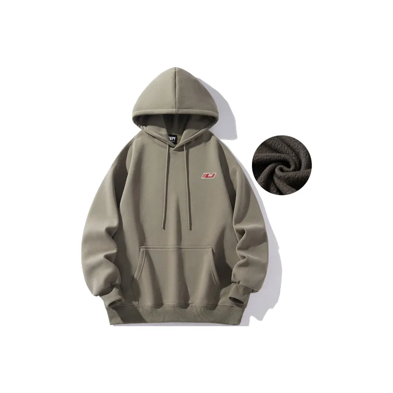 WKPY Fleece Lined Hoodie Unisex Couple's-0