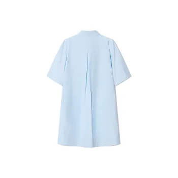 COVERINS Short Sleeved Dresses Women's Light Blue