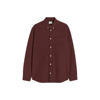 H&M Shirts Men Burgundy