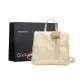 Ecru+Charm+Shopping Bag