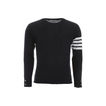 THOM BROWNE 4 Bar Striped Sweater