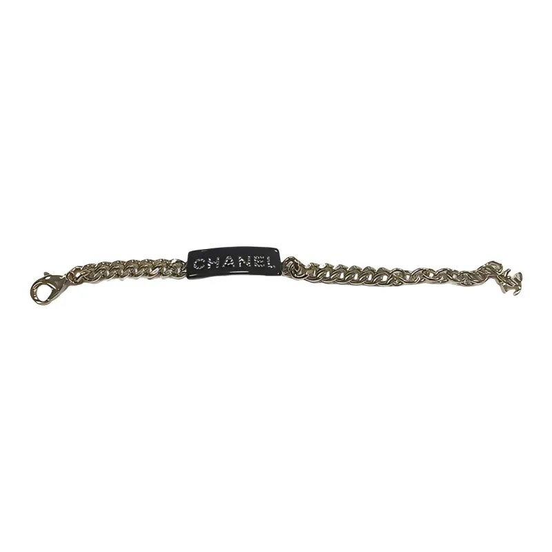 CHANEL Bracelets Unisex Black/Gold-1