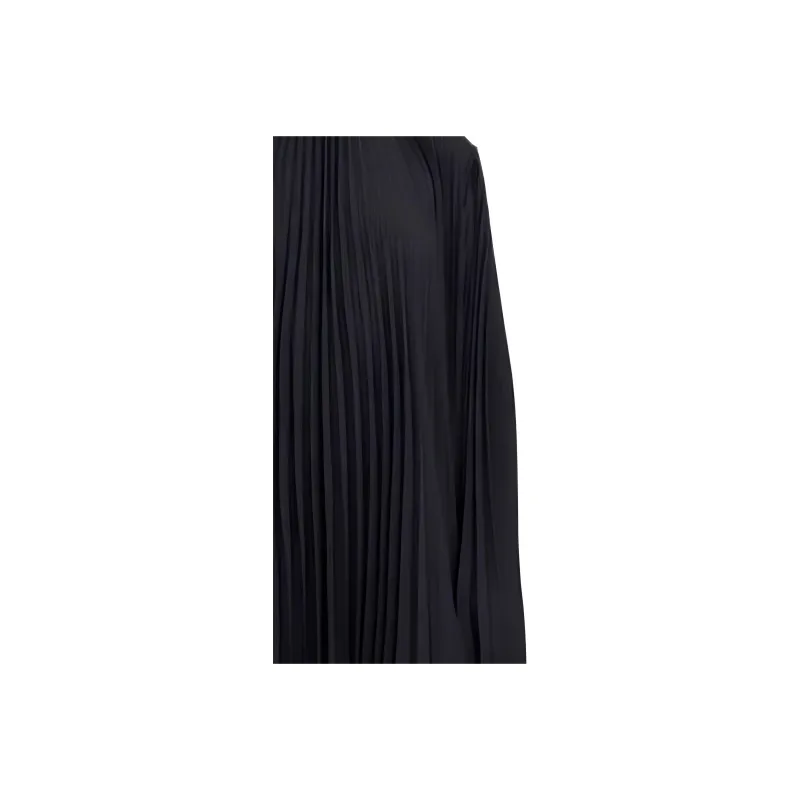 Balenciaga Pleated Wide-sleeve Maxi Dress-3