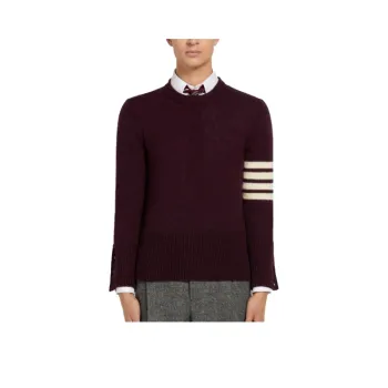 THOM BROWNE· SS21 Sweater Men's Red Brown