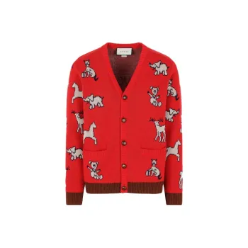 GUCCI Sweaters Men Red