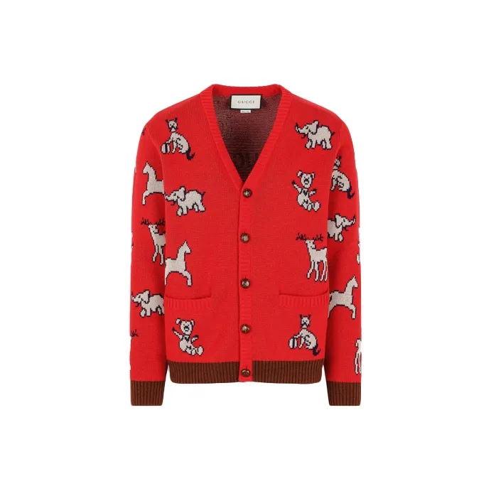 GUCCI Sweaters Men Red-0
