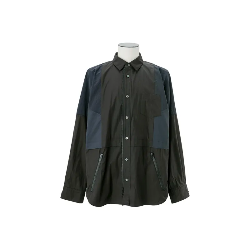 Sacai SS25 Shirts Men Black-0