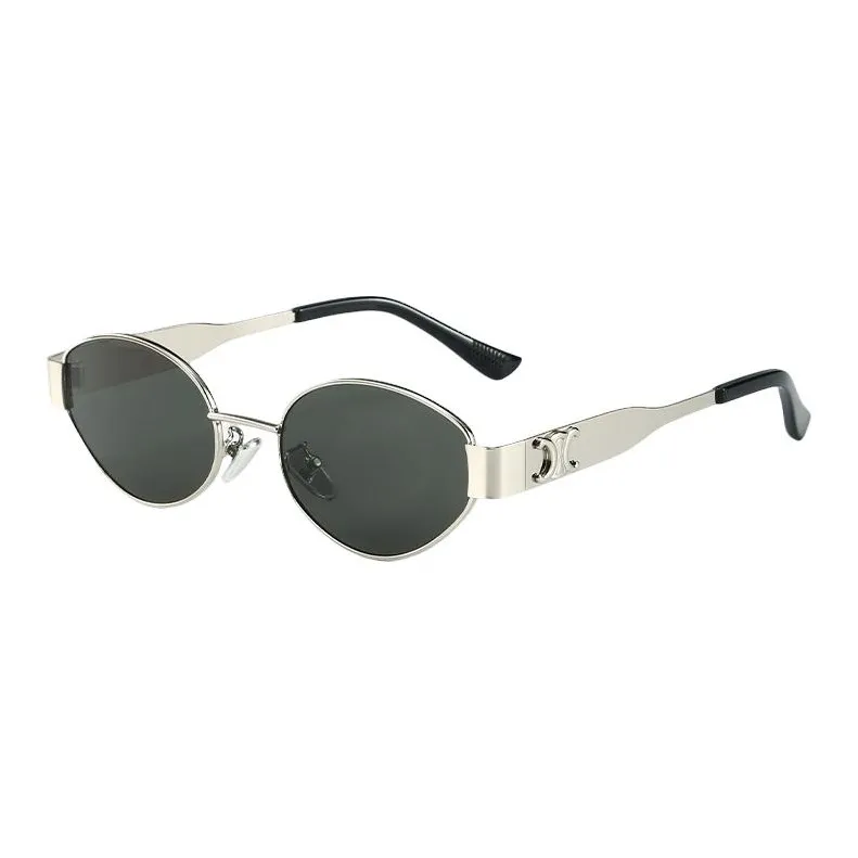 MITHAOL KUSC Β Titanium Oval Sunglasses Unisex-0