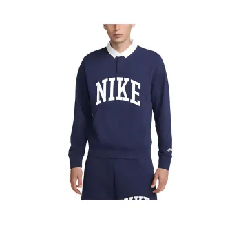 Nike Club Fleece Men's Long Sleeve Fleece Polo