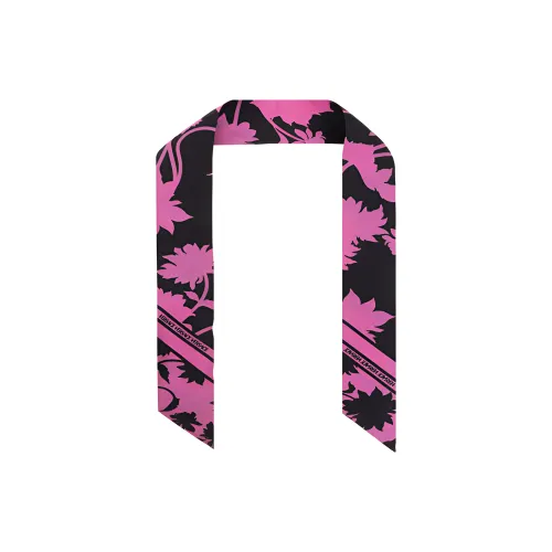 VERSACE Floral Silk Scarf Tie