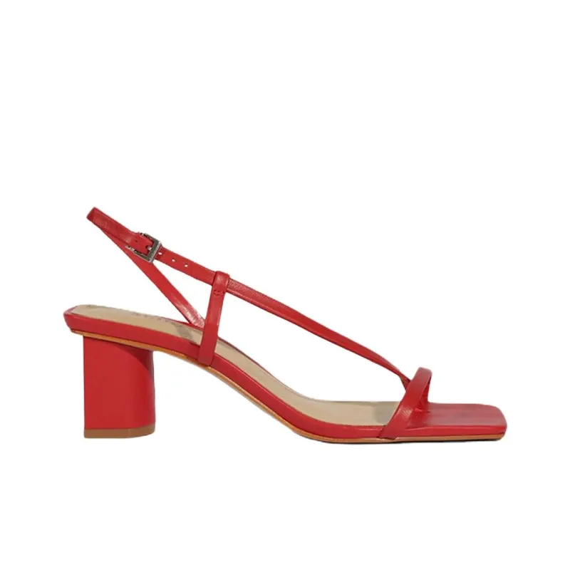Schutz Heloise One Strap Sandals 6.5cm Women's Red-1