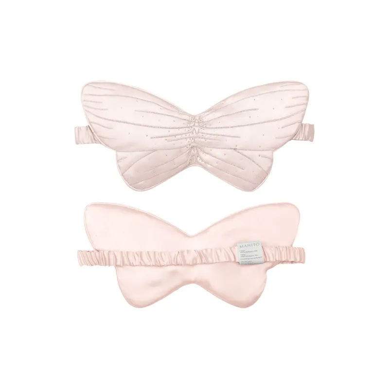 MANITO Sparkling Butterfly Mulberry Silk Eye Masks-0