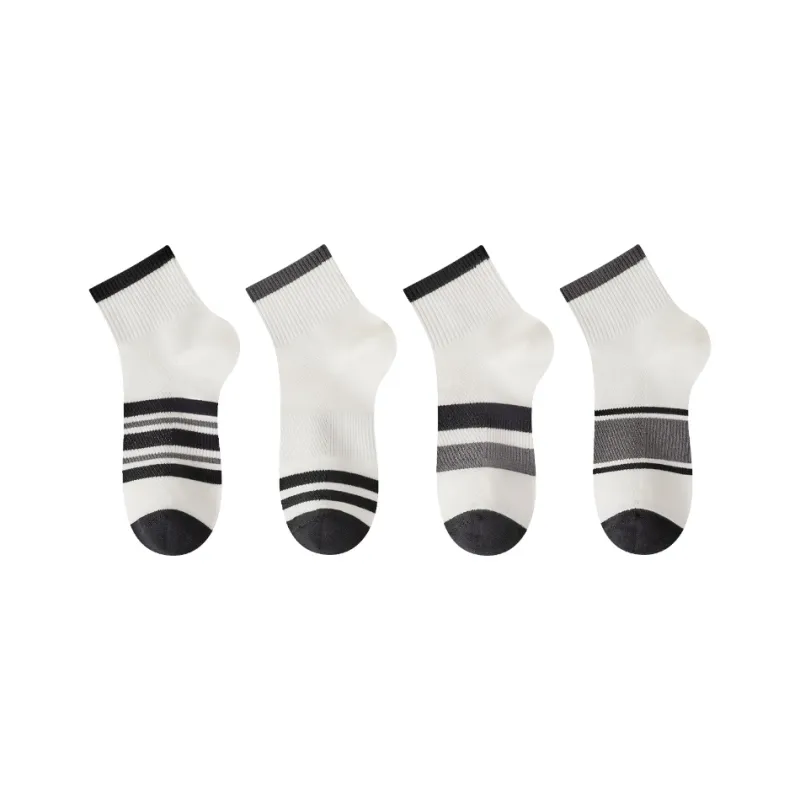 FAIRWHALE Ankle Socks Unisex 4 Pack-0