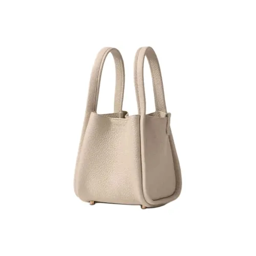 Songmont Cow Leather Basket Bag, Bucket Bag, Shoulder Bag, Hand Bag, Handbag Trumpets Women's Multicolor