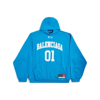 Balenciaga SS25 Sweatshirt Loose Fit Version Men's Blue