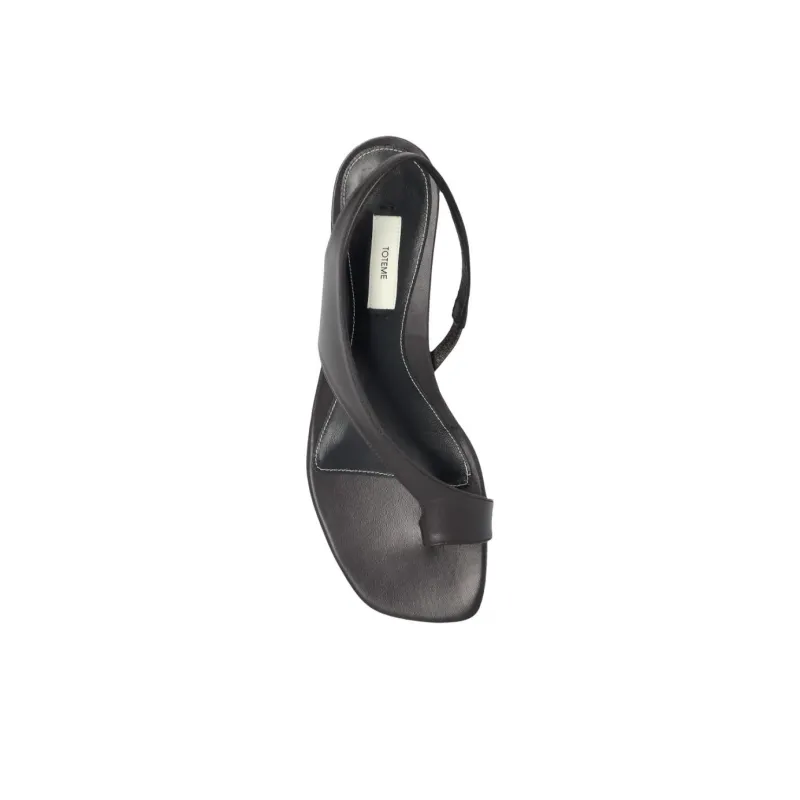 TOTEME One Strap Sandals 5.5cm Women's Brown-4