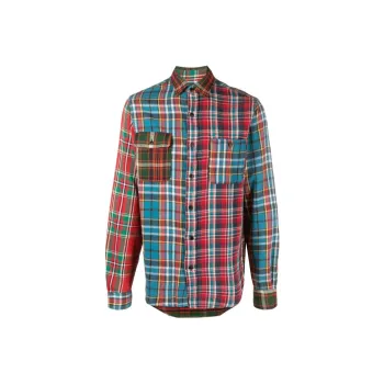 Polo Ralph Lauren Patchwork Plaid check Cotton Shirt