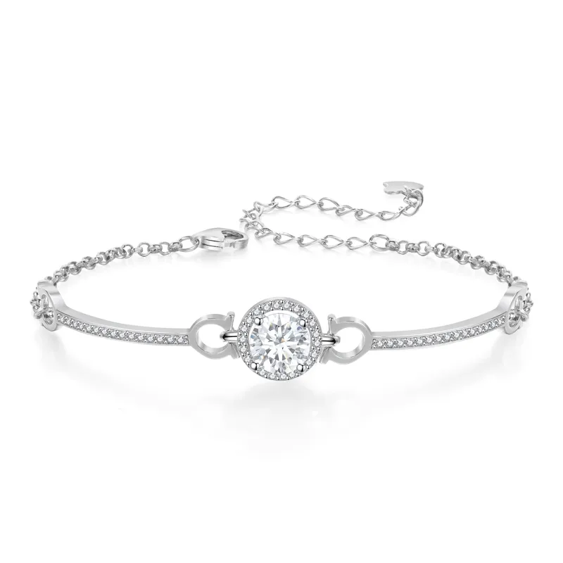 Branded Jewelry S925 Silver Bracelets Women's-0