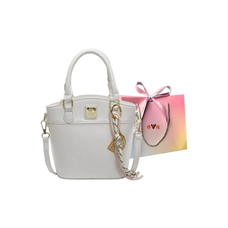 Yalu PU Handbag Regular Women's Black/White/Red/Pink-7