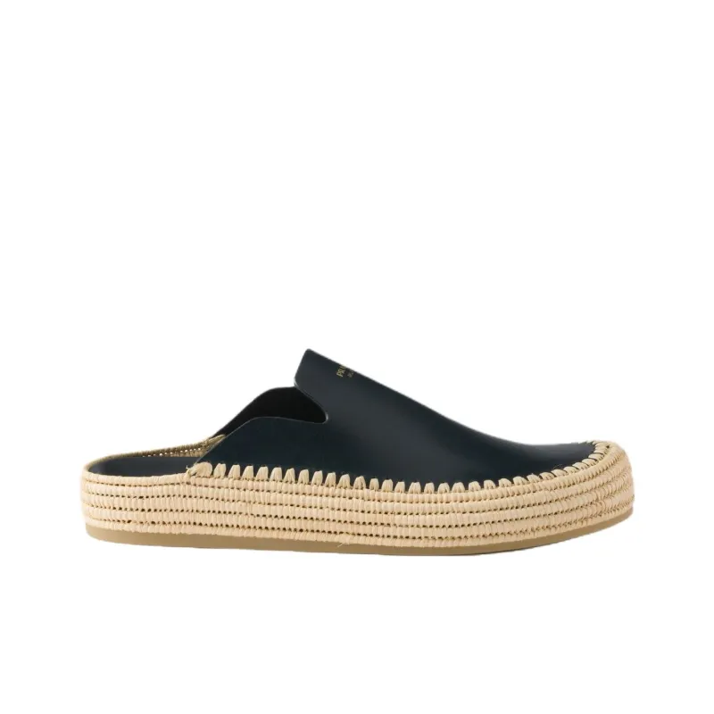 PRADA Closed Toe Slippers Men's Dark Blue-1