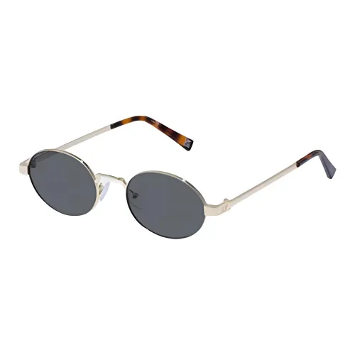 Le Specs Metal Oval Sunglasses Women's Multicolor