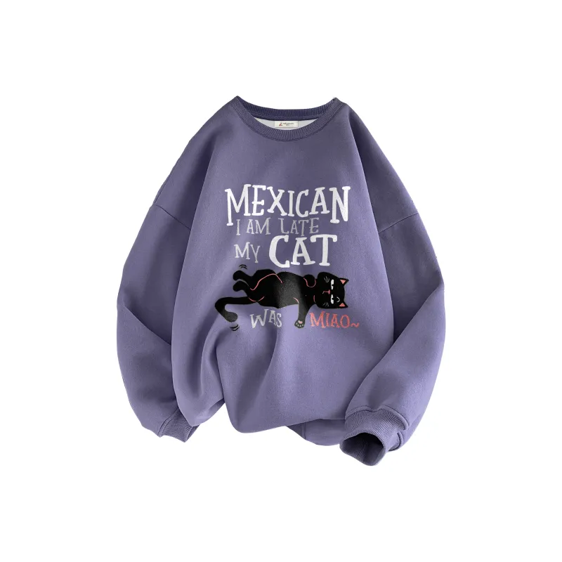 MEXICAN Sweatshirt Unisex Taro Purple-0