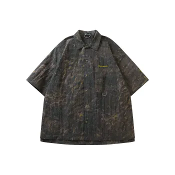 Maserati Shirt Unisex Feather Camouflage Purple