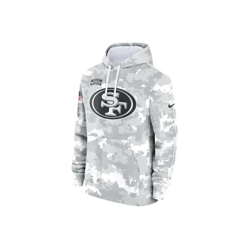 Nike San Francisco 49ers Salute To Service Primary Edge Club Men's Nike Nfl Pullover Hoodie