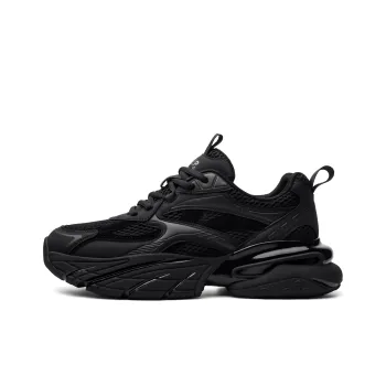 JEEP SPIRIT Height Increasing Slip Resistant Low Top Chunky Sneakers Men's Black