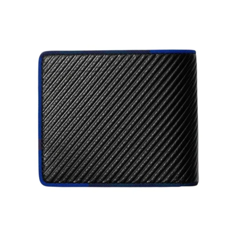 Burberry Calfskin Wallet, Card Holder Men's Black-1