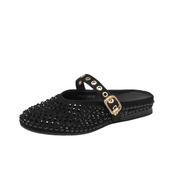 GEMEIQ Abrasion Resistant Slip Resistant Wrap toe Slippers Women's