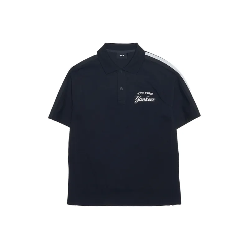 MLB New York Yankees Polo Shirt Unisex Black-0