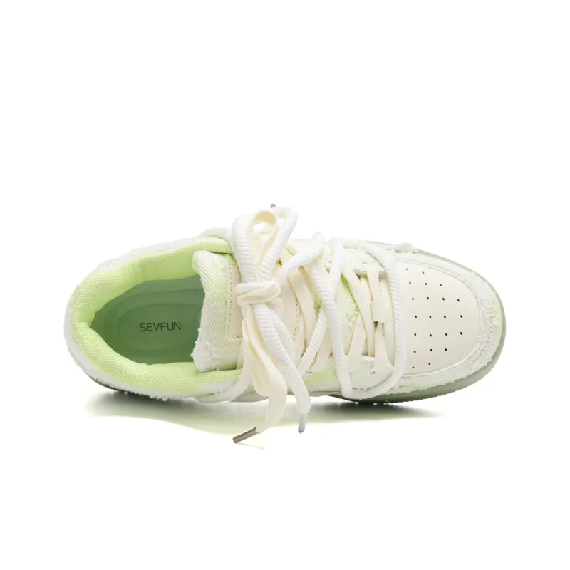 7 SEVFUN Abrasion Resistant Low Top Skateboard Shoes Unisex-37
