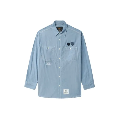 Alpha Industries Shirts Unisex BLL/Blue