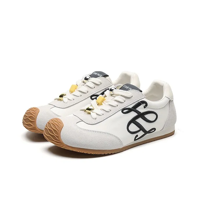 FIVE PLUS Slip Resistant Cushioning Lightweight Low Top Skateboard Shoes Women's-2