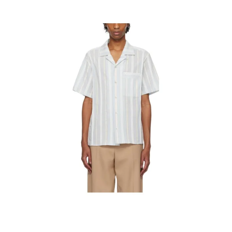 Le 17 Septembre Shirt Men's Blue-0