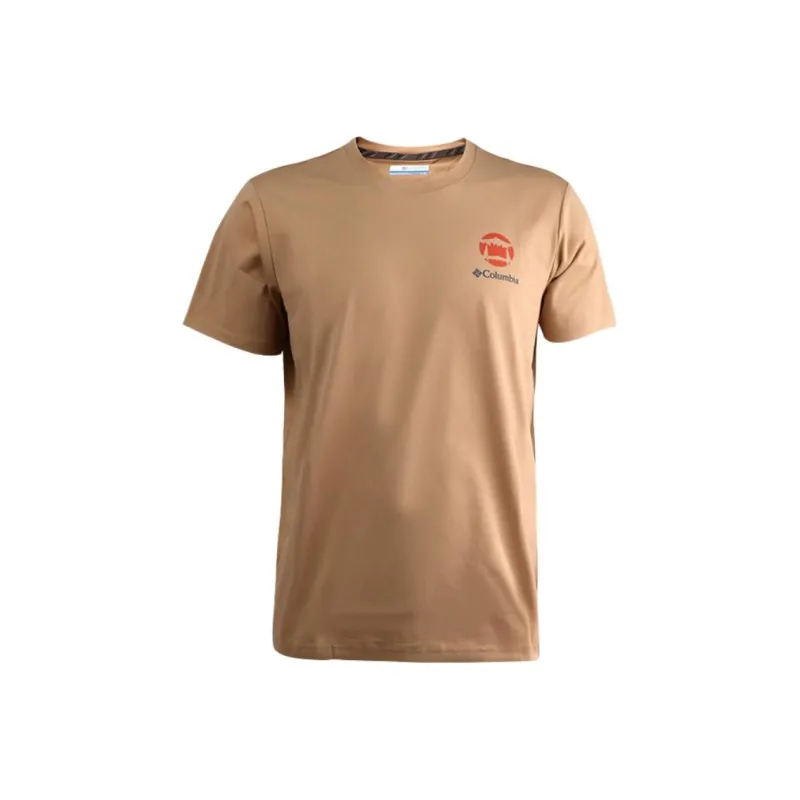 Columbia Sportswear SS25 T Shirt Men's Brown-0