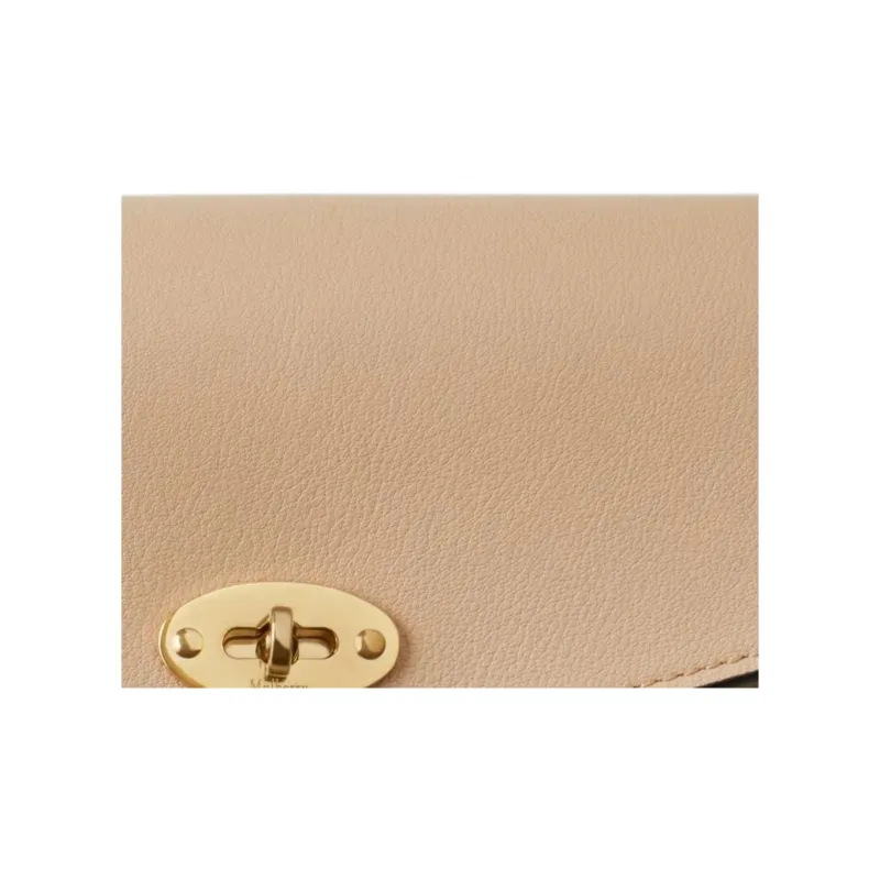 Mulberry Darley Calfskin Wallet Regular Women's Maple Leaf Brown-3
